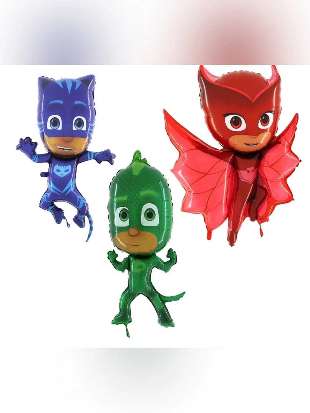 Mylar Balloon Set – PJ Masks Gekko, Owlette, Cat Boy NEW
